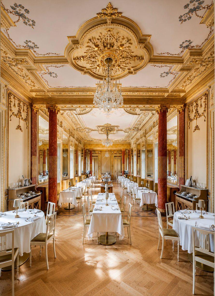 Sala de jantar do Le Palais Porto